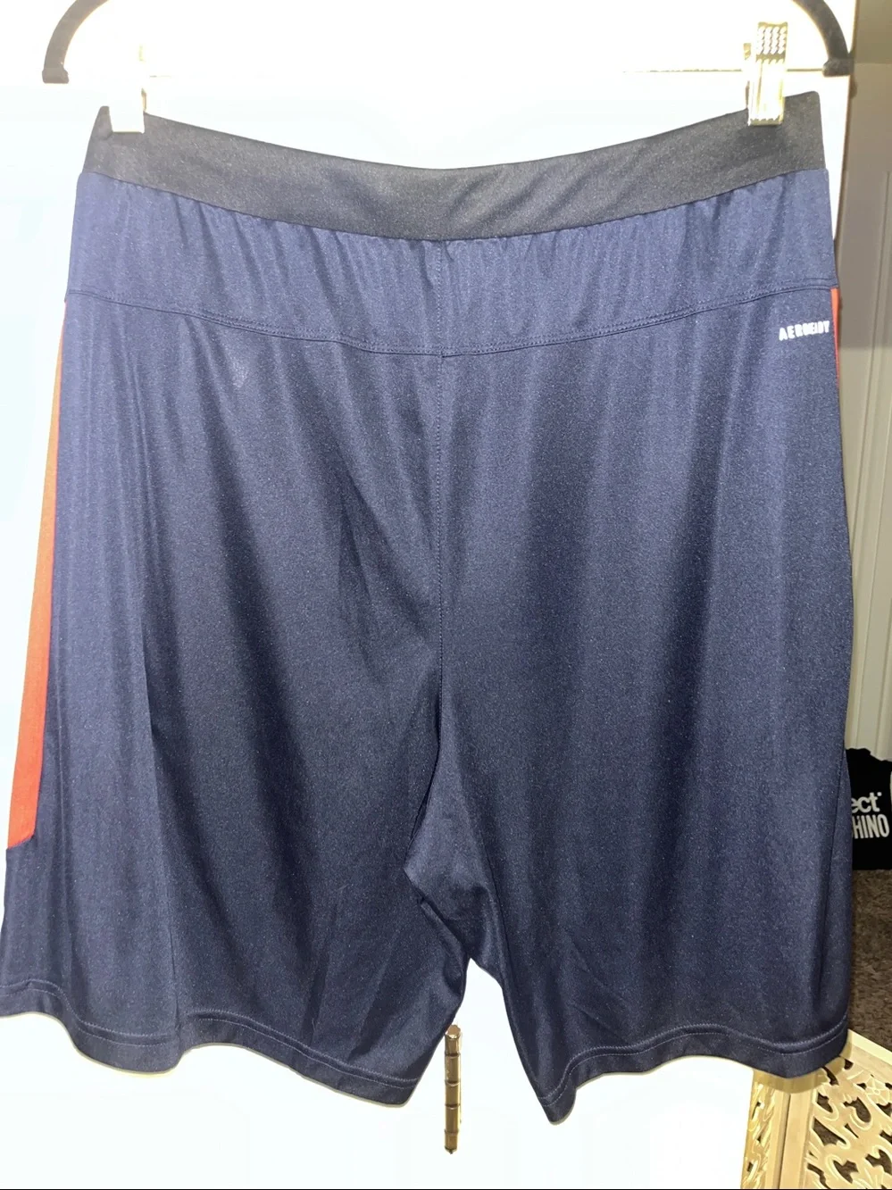Adidas Primegreen Aeroready navy red and white athletic shorts Size XL